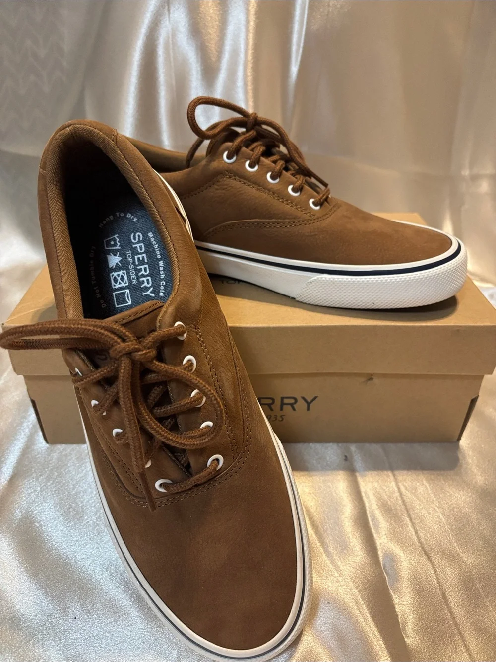 Sperry Striper II CVO Leather Low-Top Boat Shoe